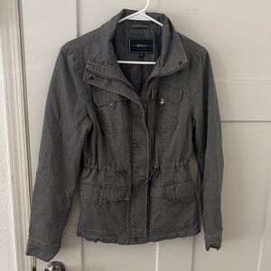 BNCI Women's Utility Jacket in Charcoal Gray